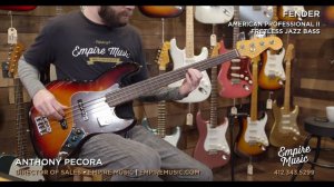Fender American Professional II Fretless Jazz Bass - EMPIRE MUSIC