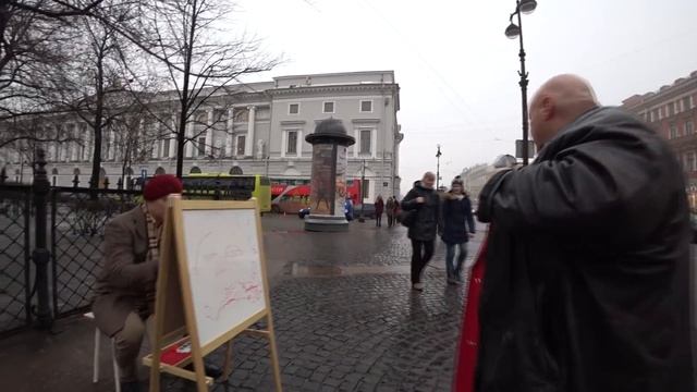 Стас Барецкий и художник