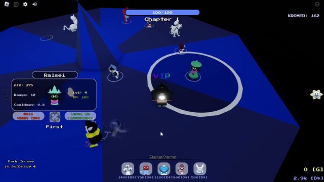 Jevil showcase + jevil solo gameplay in Undertale/Deltarune tower defense смотреть онлайн