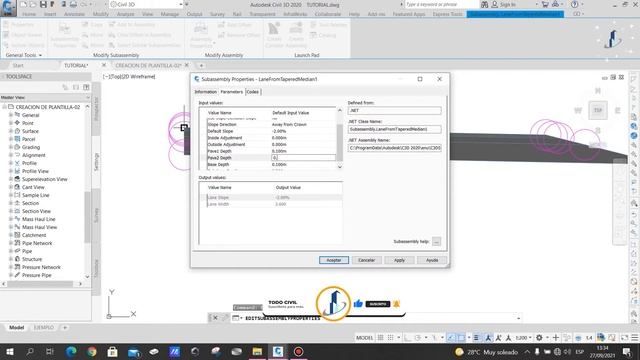 CREAR ASSEMBLY PERSONALIZADO PARTE - 01 -(curso de AUTOCAD CIVIL 3D)- PARTE-12 смотреть онлайн
