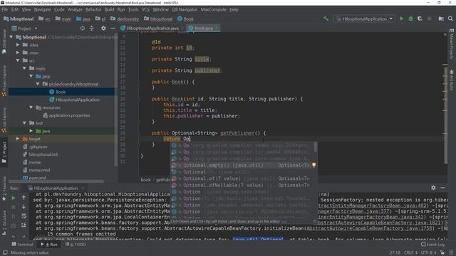 Praca z Optional w Hibernate | Java PL смотреть онлайн