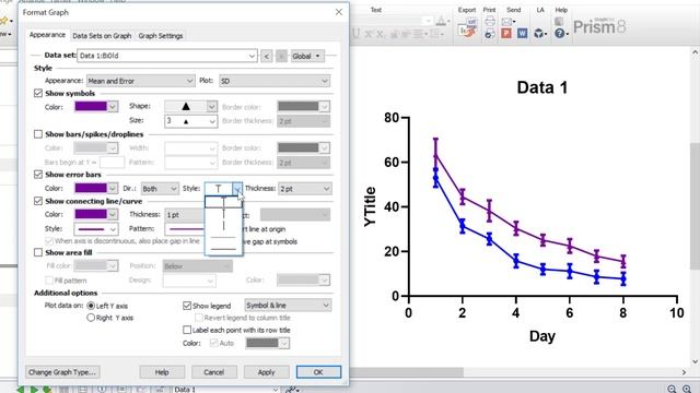 How To Create A Line Graph In GraphPad Prism смотреть онлайн