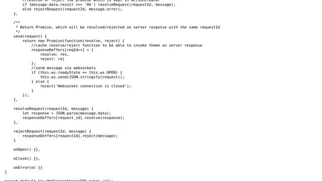 Code Review: Flux: async communication with websockets смотреть онлайн