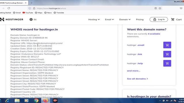 WHOIS | WHAT IS WHOIS LOOKUP | GET ALL DATA RECORD ABOUT DOMAIN NAME CREATION & EXPIRY DATE | DOMAI смотреть онлайн