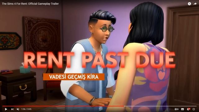 THE SIMS 4 - FOR RENT OYNANIŞ FRAGMAN İNCELEMESİ смотреть онлайн