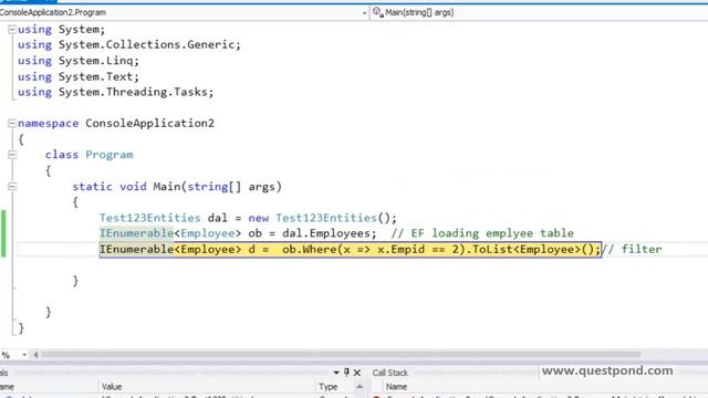 IEnumerable vs IQueryable C# | C# Interview Questions | Csharp Interview Questions and Answers смотреть онлайн