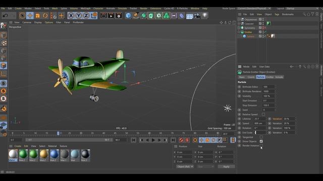 Как сделать анимацию самолета в Cinema 4D.Уроки на русском Для Начинающих смотреть онлайн