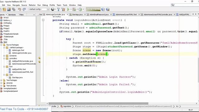 #7 javaFX Quiz Application - Add Content To Quiz Tab смотреть онлайн