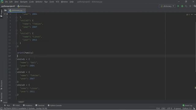 Python || Nested dictionary смотреть онлайн