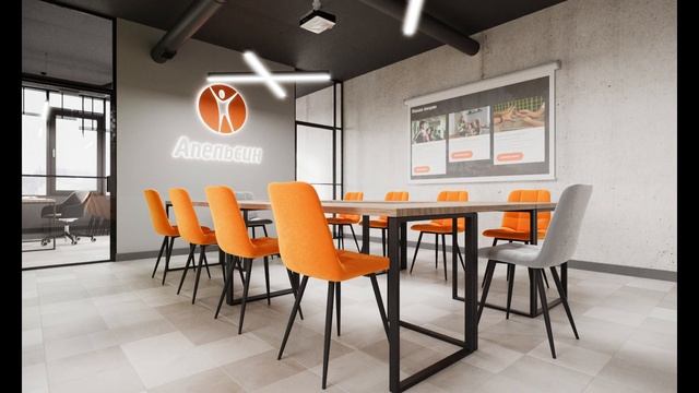 Дизайн-проект офиса в стиле LOFT. Креативные решения в дизайне интерьера. смотреть онлайн