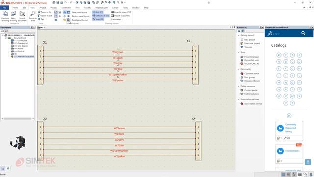 SOLIDWORKS 2022 - Electrical смотреть онлайн
