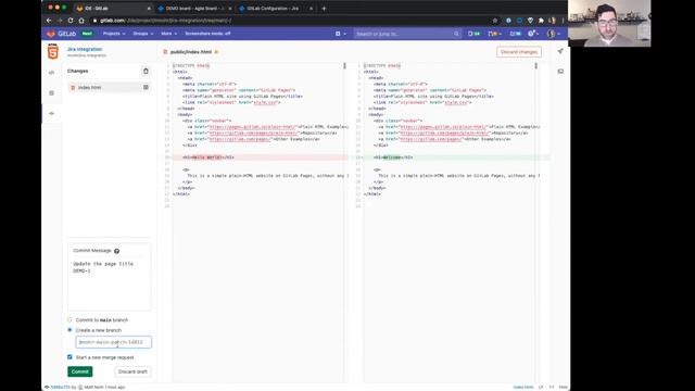 Quick GitLab / Jira Integration Demo смотреть онлайн