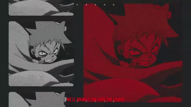 SCRIPTZ - BLOODSTAINED KAMI [Lyrics X AMV] IDLEGLANCE