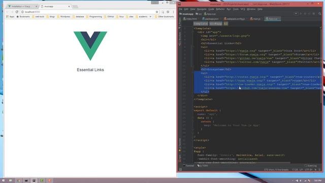 VueJs start new Vue project and basics sinhala tutorial part 2 смотреть онлайн