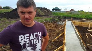 Фундамент свайно-ростверковый. Выпуск № 13.  10м на 12м Челябинская область. Еткуль.