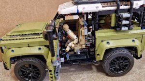 Land Rover Defender VS Ramps ? 80 KM/H ? Lego Technic CRASH Test