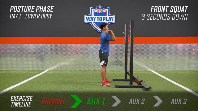 Offseason Football Workout Program: Lower Body | Week 1 Day 1 смотреть онлайн