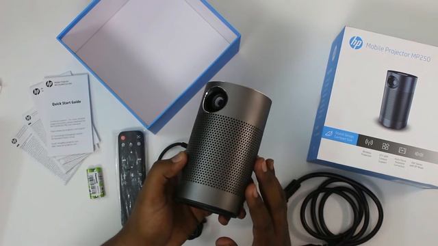 عملت سينيما في البيت بجهاز HP MP250 Mobile Projector