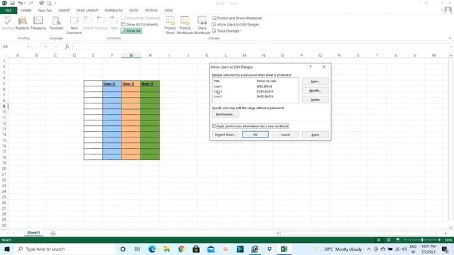 Lock or Unlock Specific Areas of a Protected Worksheet in Excel !!! смотреть онлайн