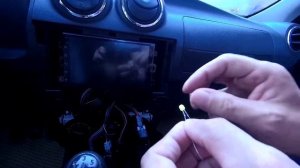 Пересвет кнопок на Nissan Almera G15