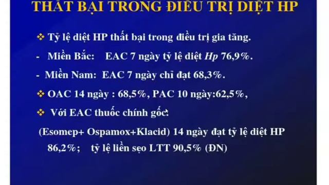 Điều Trị HP Helicobacter Pylori - định Hướng Nội