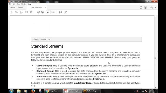 Chapter-17 Java Streams,Java Streams(Byte Streams) смотреть онлайн