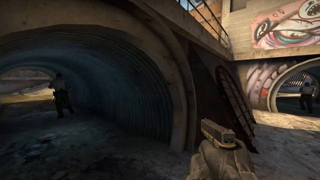 de_overpass. -4 USP kills on FaceIt server with 128 tickrate. смотреть онлайн