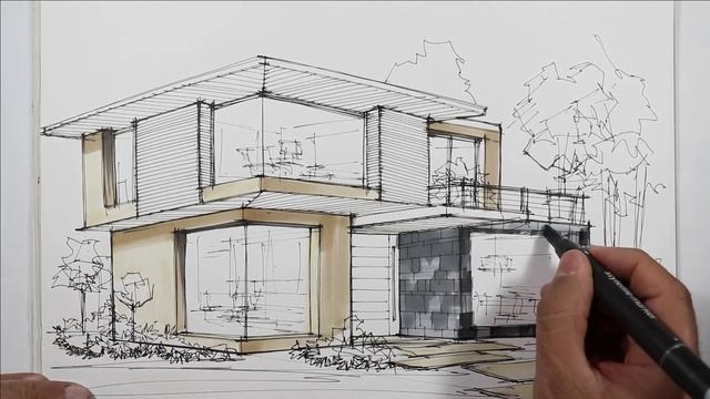 Architecture sketch House 21 смотреть онлайн