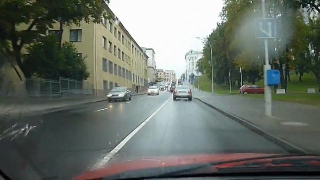 Вид из авто! Ул.Ленина -1. Минск 14.09.12