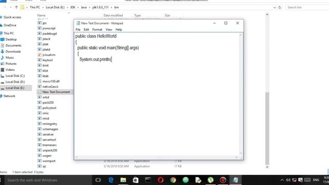 Part 0: Run your first java program through command prompt | JAVA for beginners смотреть онлайн