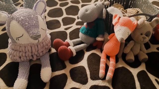 VLOG. Вязаные игрушки. Игрушки которые я связала. смотреть онлайн