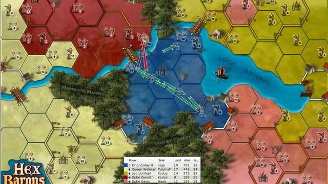 Castle Vox 2 - Hex Barons scenario playing King Voxley on Hard level. смотреть онлайн