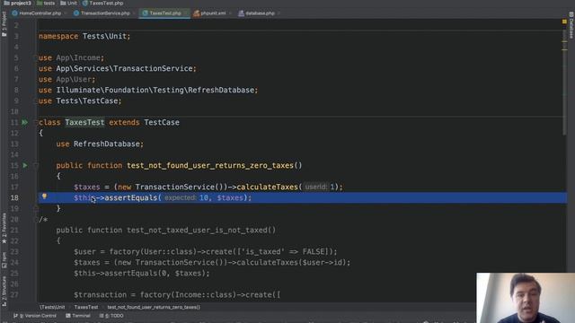 PHPUnit in Laravel: Simple Example of Why/How to Test смотреть онлайн