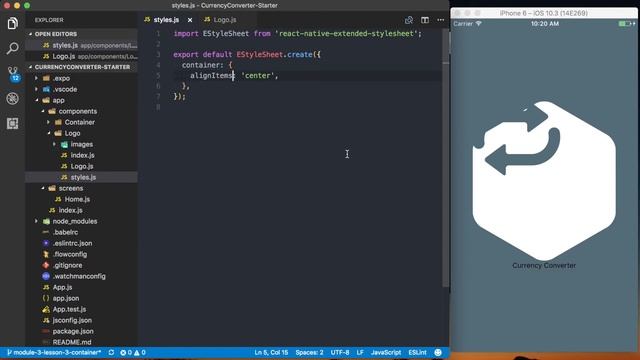 Home Screen Logo - Build A React Native Currency Converter