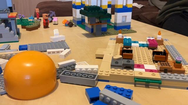 Сборка Lego Minecraft The Llama Village (Лего деревня лама) смотреть онлайн