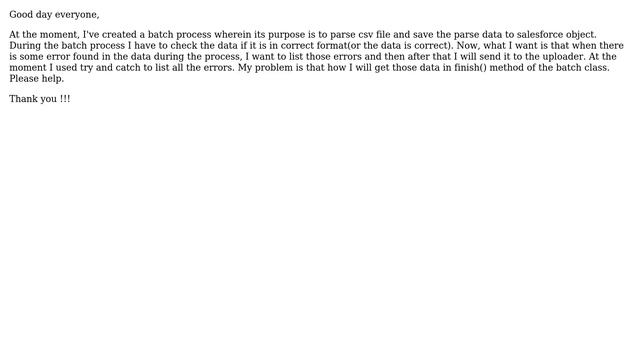 Salesforce: Create custom error message for batch process смотреть онлайн