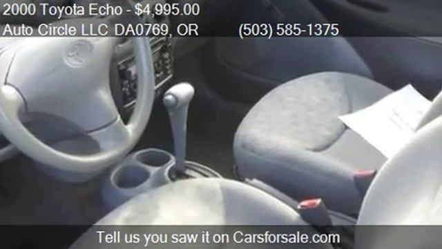 2000 Toyota Echo 2-Door for sale in Salem, OR 97317 at the A смотреть онлайн
