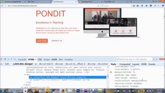 PSD to HTML using Bootstrap and SCSS - Part 4 | Custom Website 2019 смотреть онлайн