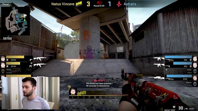 КАК ИГРАЮТ NAVI CS:GO НА OVERPASS? ИХ РАУНДЫ И ФИШКИ смотреть онлайн