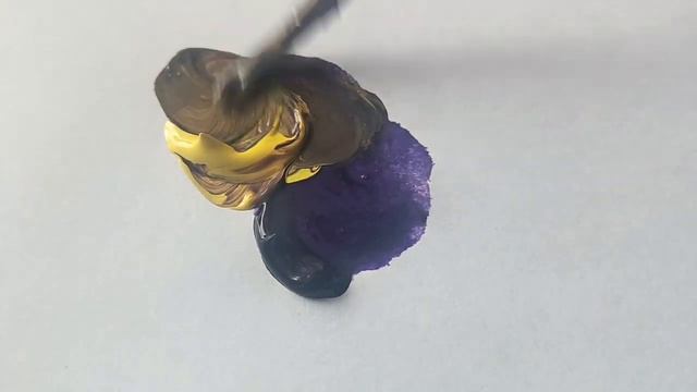 Как получить коричневый цвет (1 способ). Художник Александра Миркушова. смотреть онлайн