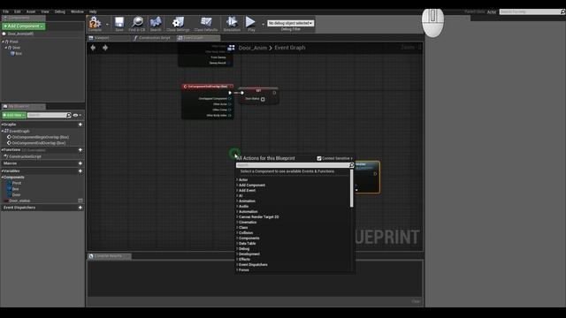 Анимация двери (открывание) UE4 смотреть онлайн