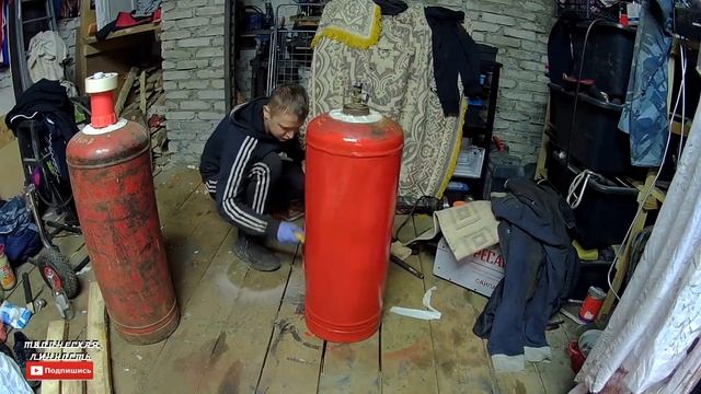 ? ⚫ Просто взял и покрасил баллоны ❤️️ пропан и углекислота ? смотреть онлайн