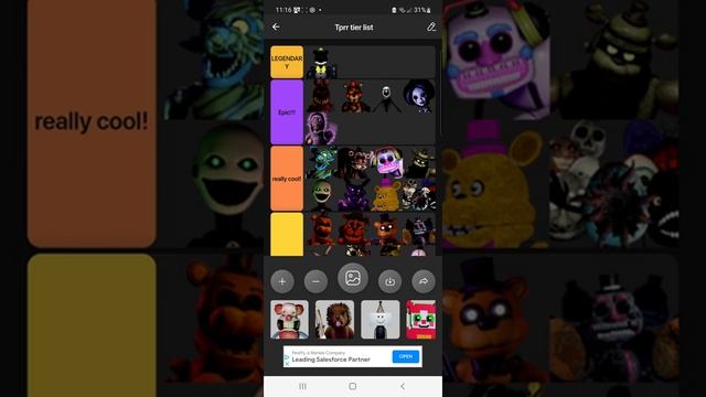 Rating every TPRR animatronic! #fnaf #roblox #tierlist #tprr смотреть онлайн