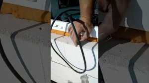 Монтаж кабеля для видеонаблюдения, процесс работы.. IP Видеонаблюдение... #ВидеоВЫХОД 2019