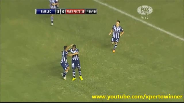 Emelec 2 - 1 River Plate de Montevideo Copa Sudamericana 2014 смотреть онлайн