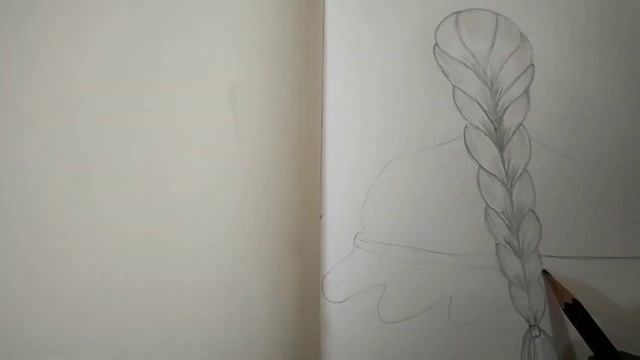 How to draw Braid Hair #plait #drawing #art #pencilshading #stepbystephair #plant #easydrawing #kid смотреть онлайн