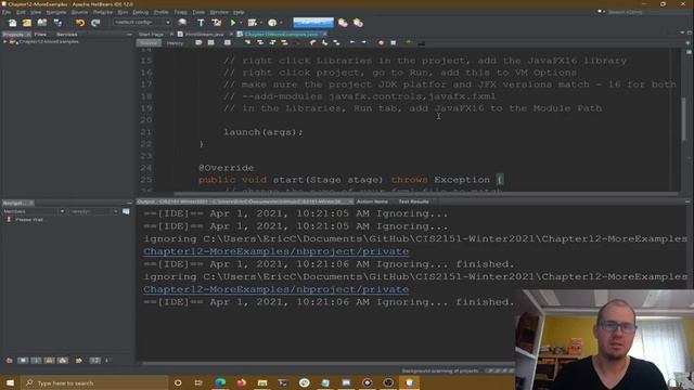 CIS 2151 - Object Oriented Programming ( Java ) - Java FX part 2 - Winter 2021 смотреть онлайн