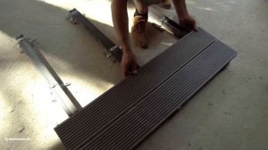 Монтаж террасной доски SW Ornus. Как смонтировать доску SAVEWOOD на лаги.