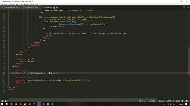 Laravel Datatables смотреть онлайн