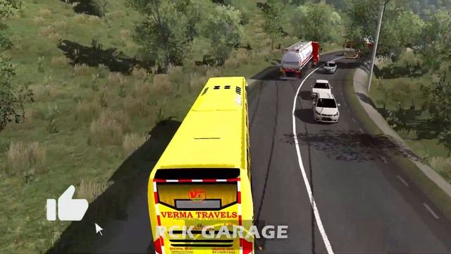 Verma Travels Volvo B11R Sleeper Caught By Police ? || ETS 2 Gameplay смотреть онлайн